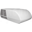 Coleman-Mach Textured White Unit Top-Front Angle View.