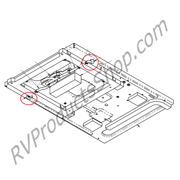 45233-3321 | Mach 10 base pan drain fittings kit (2 pcs)