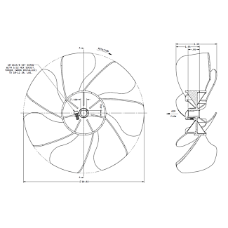 1472C5051 | Mach 10 Condenser Fan Blade