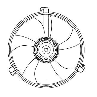 47233-3051 - Condenser Fan Kit for Mach 8