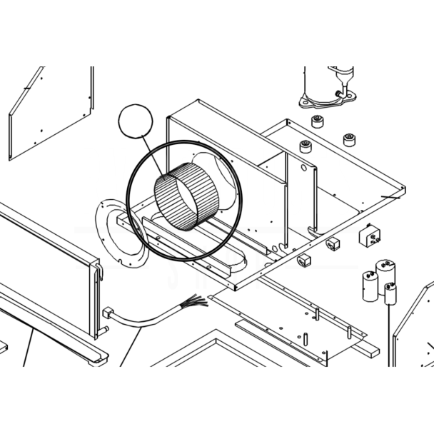 1472-1041 - Blower Wheel / Impeller / Squirrel Wheel