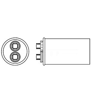 1499-6601 | Replacement Capacitor For Coleman 470X4B87X And 472X3B87X Series Air Conditioner; Dual Fan