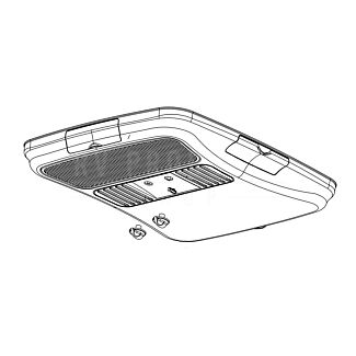 3314853.000 | Dometic Non-Ducted Ceiling Assembly | Polar White