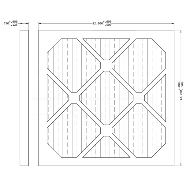 8430-3821 | Merv 9 Filter for 8430-55XX Plenums