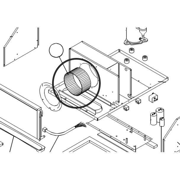 1472-1041 - Blower Wheel / Impeller / Squirrel Wheel