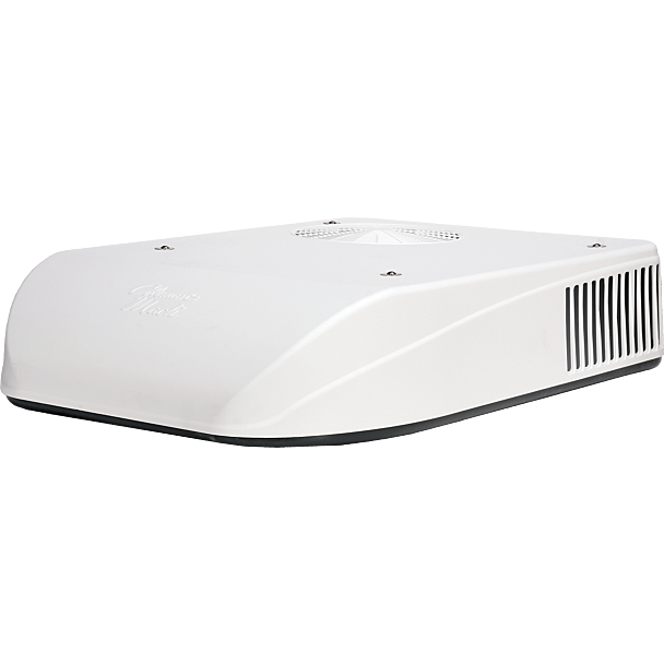 Coleman-Mach 8 Textured White Unit Top-Front Angle View.