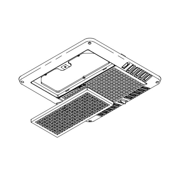 8330C5731 | Coleman-Mach ChillGrille Ceiling Assembly Grille | Polar White