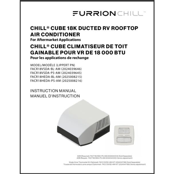 Chill Cube 18K Ducted AC | Installation/Operation Manual