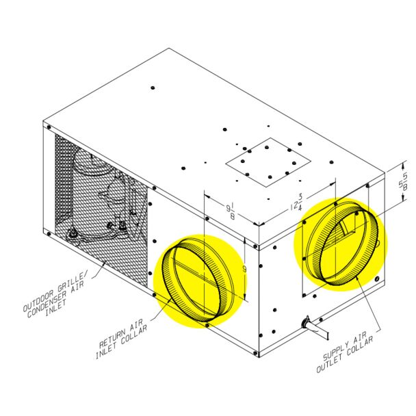Park Pac Duct Collar, 6633-6151